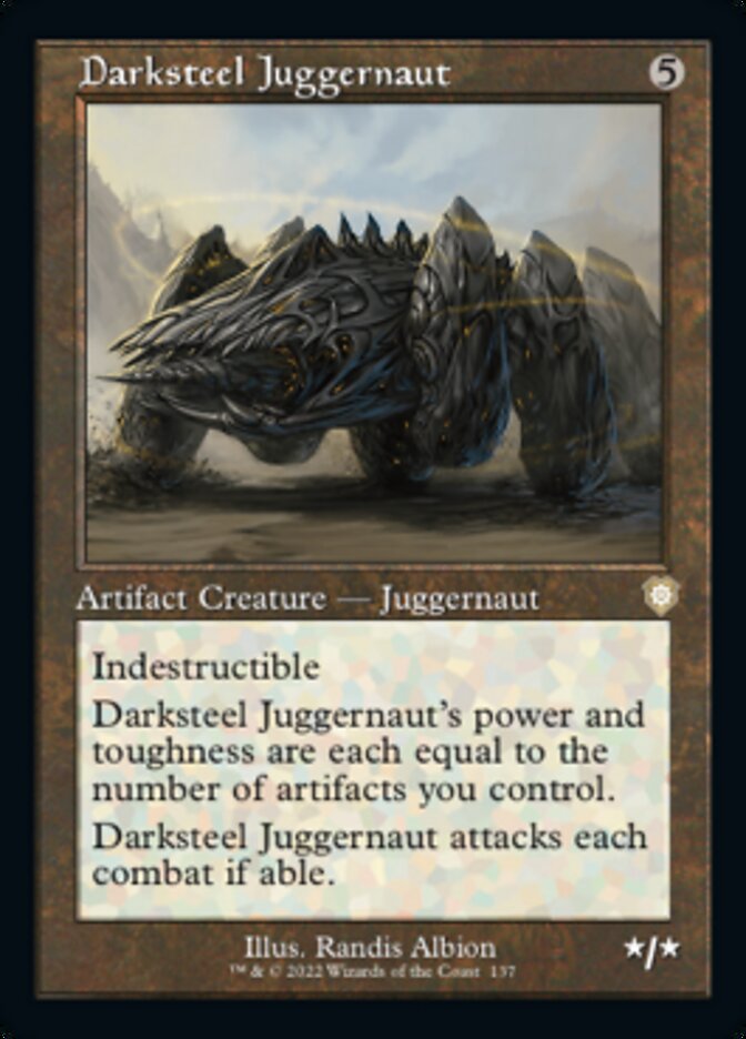 Darksteel Juggernaut (Retro) [The Brothers' War Commander] - Magic: The Gathering - Card Brawlers | Quebec | Canada |