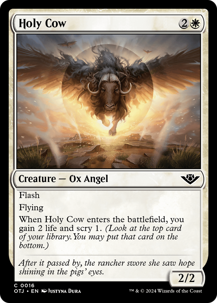 Holy Cow [Outlaws of Thunder Junction] - Magic: The Gathering - Card Brawlers | Quebec | Canada |