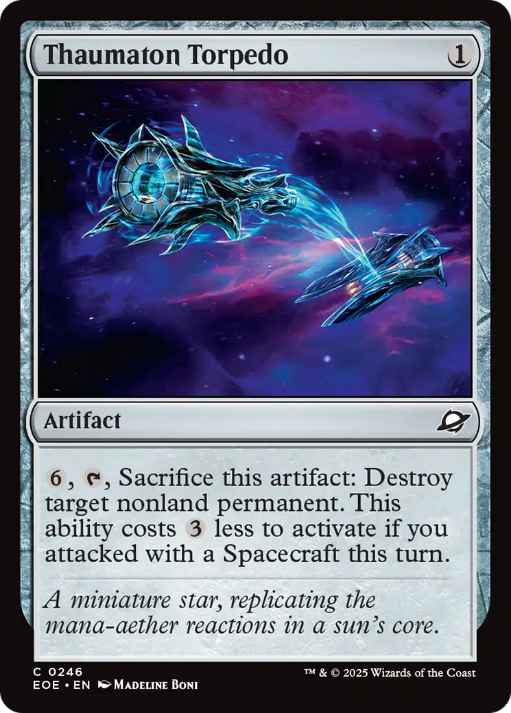 Thaumaton Torpedo [Edge of Eternities] - Magic: The Gathering - Card Brawlers | Quebec | Canada |