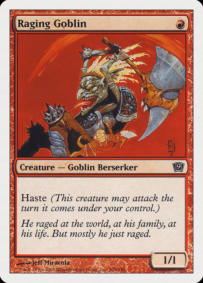 Raging Goblin [Ninth Edition] - Magic: The Gathering - Card Brawlers | Quebec | Canada |