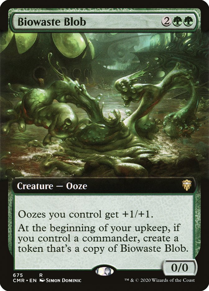 Biowaste Blob (Extended Art) [Commander Legends] - Magic: The Gathering - Card Brawlers | Quebec | Canada |