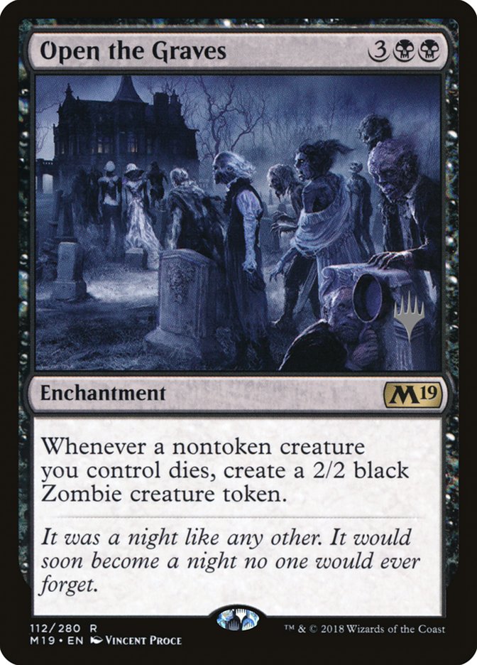 Open the Graves (Promo Pack) [Core Set 2019 Promos] - Magic: The Gathering - Card Brawlers | Quebec | Canada |