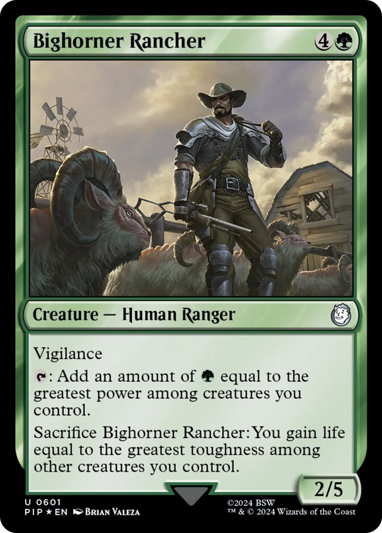 Bighorner Rancher (Surge Foil) [Fallout] - Magic: The Gathering - Card Brawlers | Quebec | Canada |