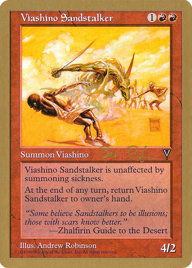 Viashino Sandstalker (Ben Rubin) [World Championship Decks 1998] - Magic: The Gathering - Card Brawlers | Quebec | Canada |