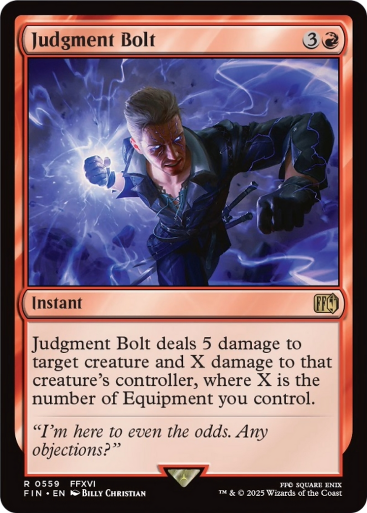 Judgment Bolt [FINAL FANTASY] - Magic: The Gathering - Card Brawlers | Quebec | Canada |