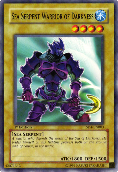 Sea Serpent Warrior of Darkness [SD4-EN003] Common - Yu-Gi-Oh! - Card Brawlers | Quebec | Canada |
