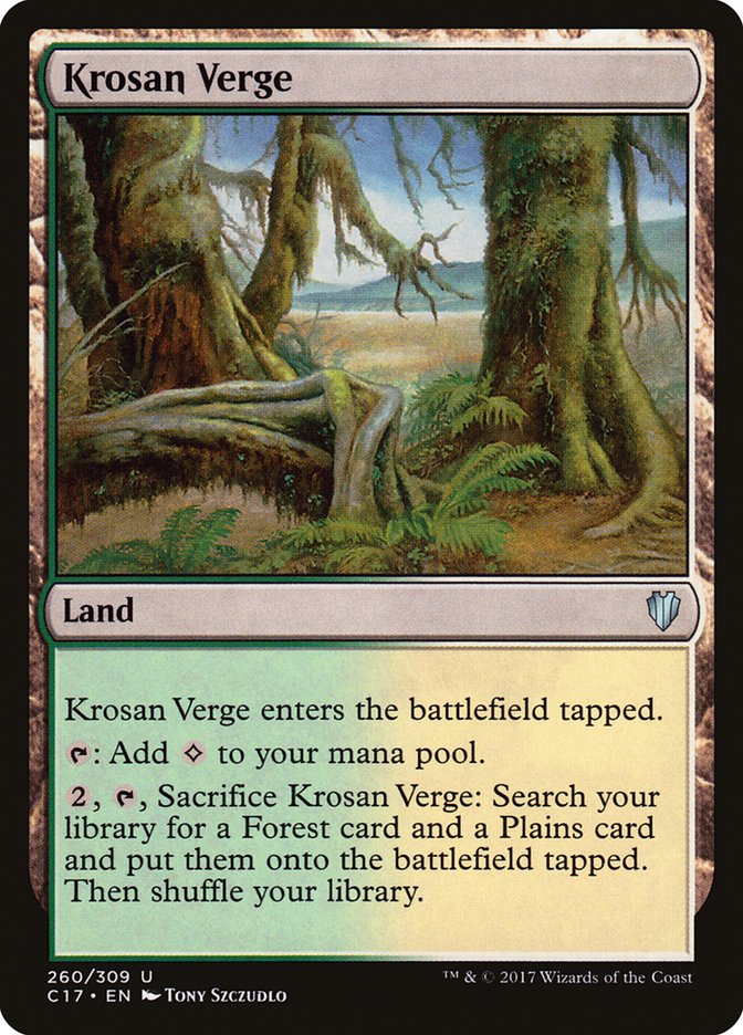 Krosan Verge [Commander 2017] - Magic: The Gathering - Card Brawlers | Quebec | Canada |