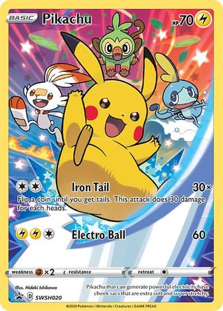 Pikachu (SWSH020) [Sword & Shield: Black Star Promos] - Pokémon - Card Brawlers | Quebec | Canada |