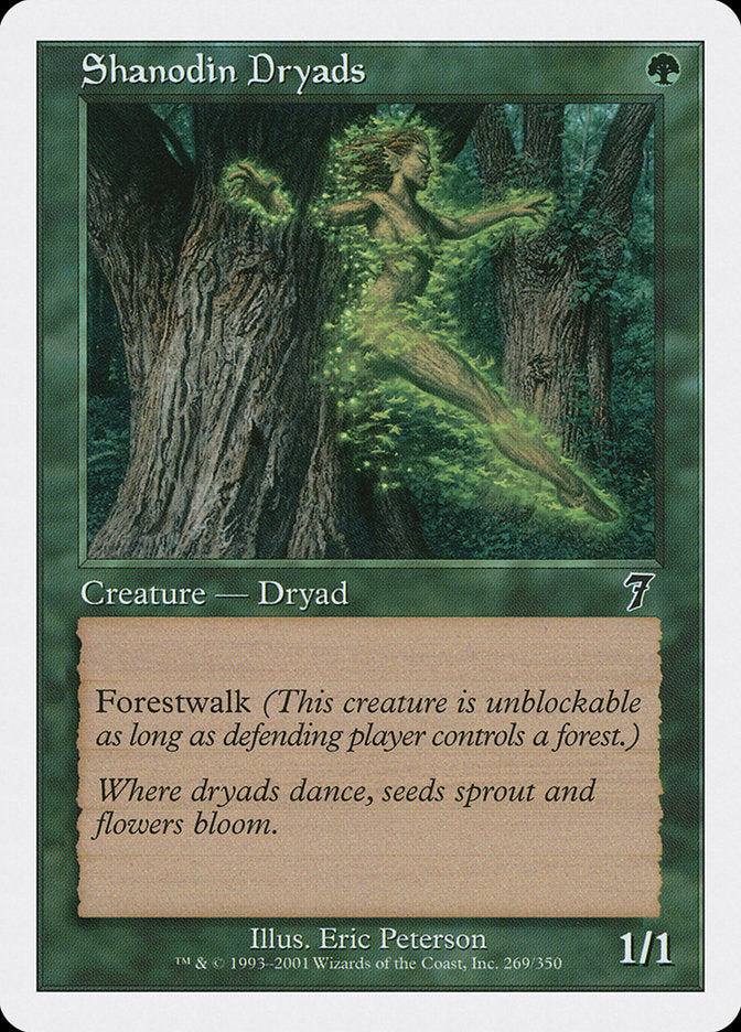 Shanodin Dryads [Seventh Edition] - Magic: The Gathering - Card Brawlers | Quebec | Canada |