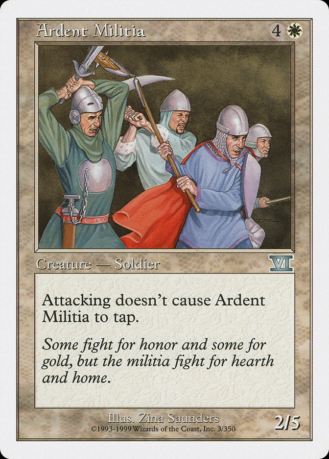 Ardent Militia [Classic Sixth Edition] - Magic: The Gathering - Card Brawlers | Quebec | Canada |