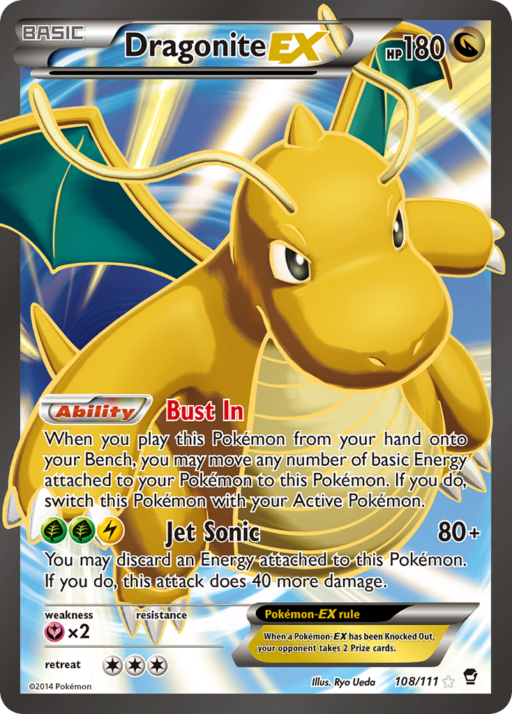 Dragonite EX (108/111) [XY: Furious Fists] - Pokémon - Card Brawlers | Quebec | Canada |