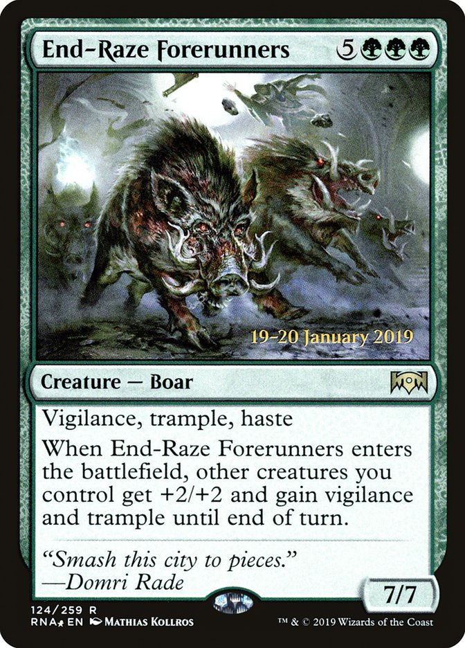 End-Raze Forerunners [Ravnica Allegiance Prerelease Promos] - Magic: The Gathering - Card Brawlers | Quebec | Canada |