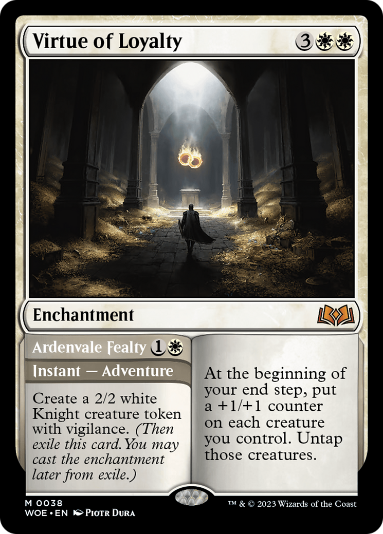 Virtue of Loyalty // Ardvenvale Fealty [Wilds of Eldraine] - Magic: The Gathering - Card Brawlers | Quebec | Canada |