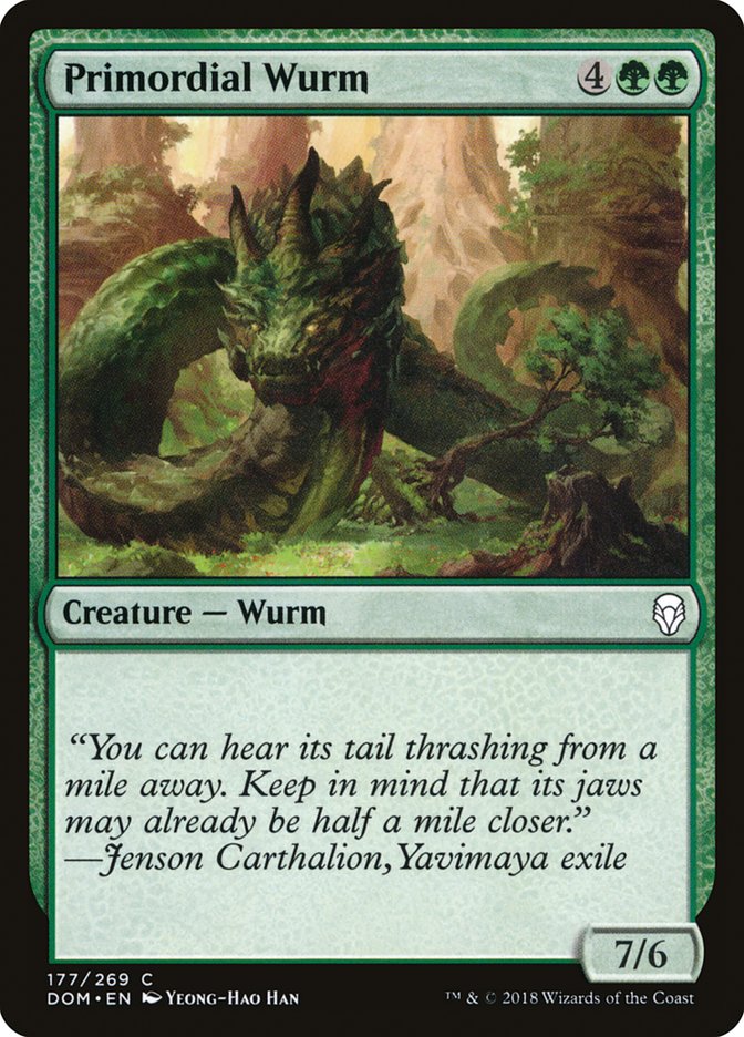 Primordial Wurm [Dominaria] - Magic: The Gathering - Card Brawlers | Quebec | Canada |