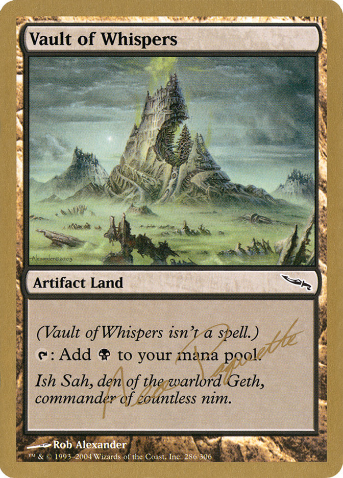 Vault of Whispers (Aeo Paquette) [World Championship Decks 2004] - Magic: The Gathering - Card Brawlers | Quebec | Canada |