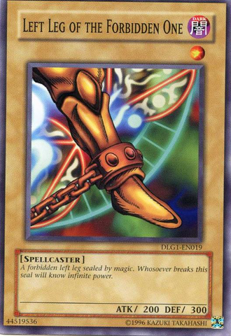 Left Leg of the Forbidden One [DLG1-EN019] Common - Yu-Gi-Oh! - Card Brawlers | Quebec | Canada |