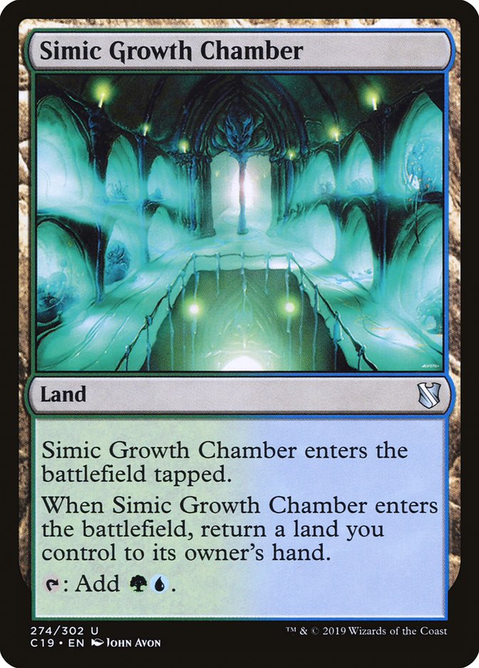 Simic Growth Chamber [Commander 2019] - Magic: The Gathering - Card Brawlers | Quebec | Canada |
