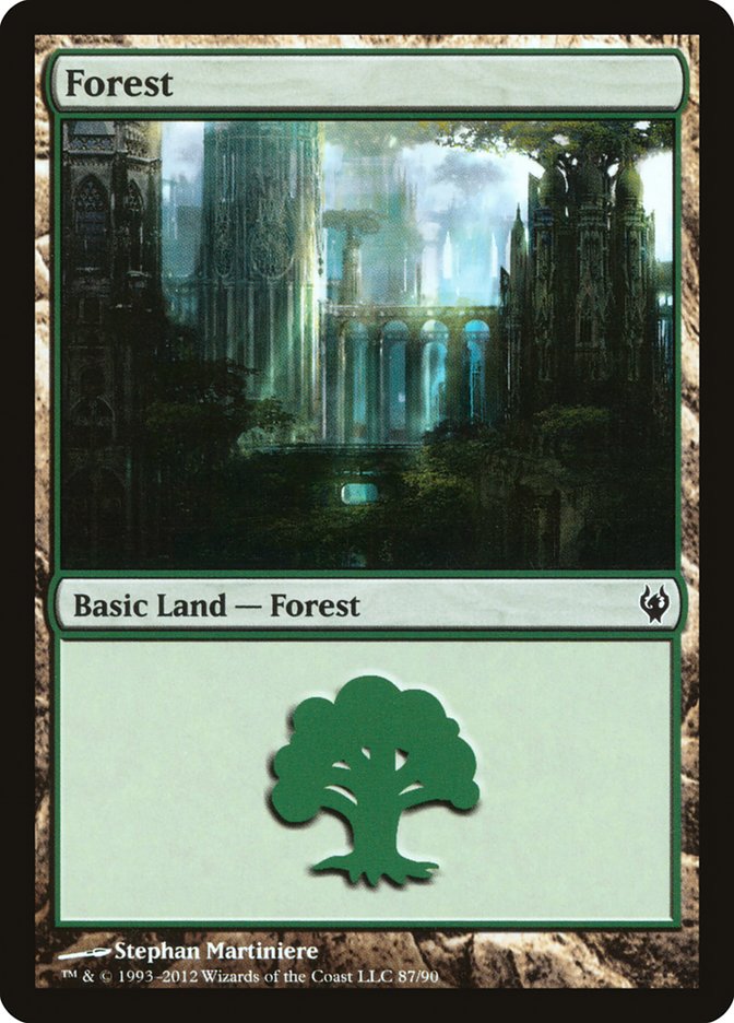 Forest (87) [Duel Decks: Izzet vs. Golgari] - Magic: The Gathering - Card Brawlers | Quebec | Canada |
