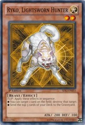 Ryko, Lightsworn Hunter [SDLI-EN015] Common - Yu-Gi-Oh! - Card Brawlers | Quebec | Canada |