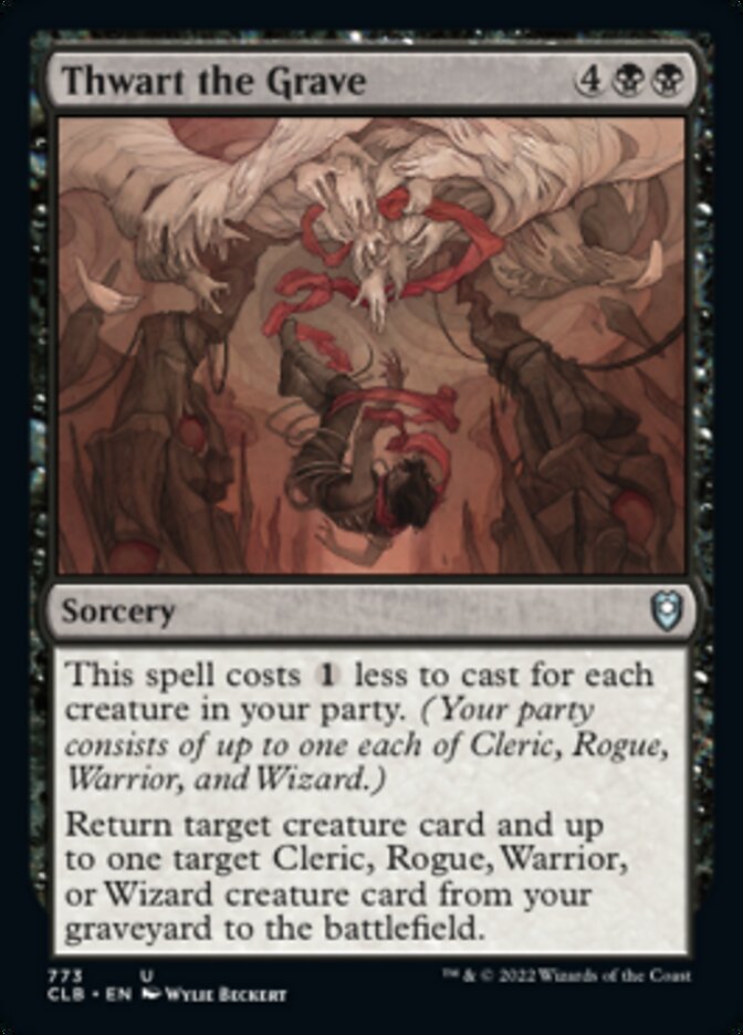 Thwart the Grave [Commander Legends: Battle for Baldur's Gate] - Magic: The Gathering - Card Brawlers | Quebec | Canada |