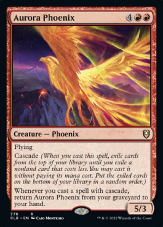 Aurora Phoenix [Commander Legends: Battle for Baldur's Gate] - Magic: The Gathering - Card Brawlers | Quebec | Canada |