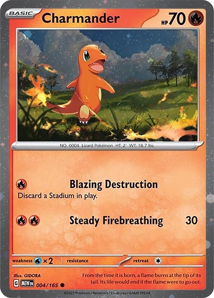 Charmander (004) (Cosmos Holo) [Scarlet & Violet: Black Star Promos] - Pokémon - Card Brawlers | Quebec | Canada |