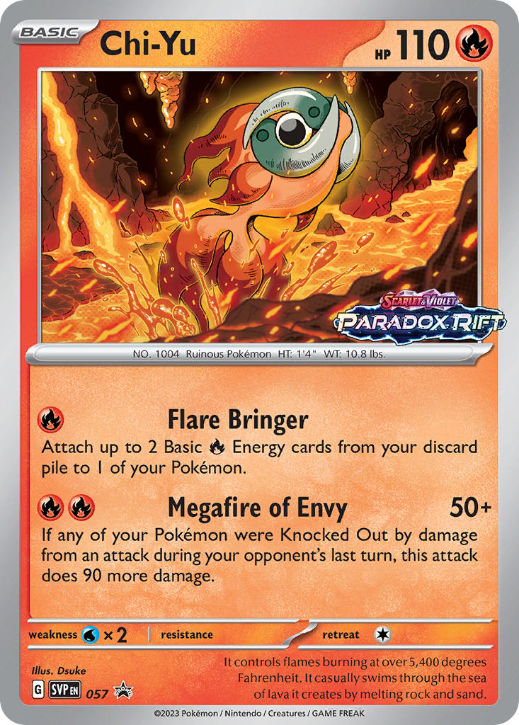 Chi-Yu (057) [Scarlet & Violet: Black Star Promos] - Pokémon - Card Brawlers | Quebec | Canada |