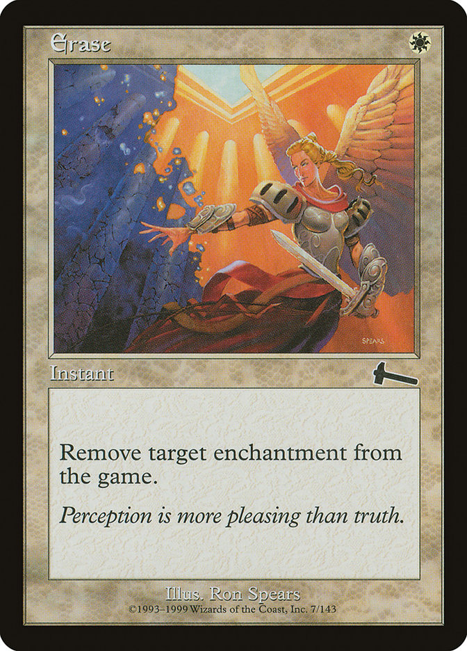 Erase [Urza's Legacy] - Magic: The Gathering - Card Brawlers | Quebec | Canada |