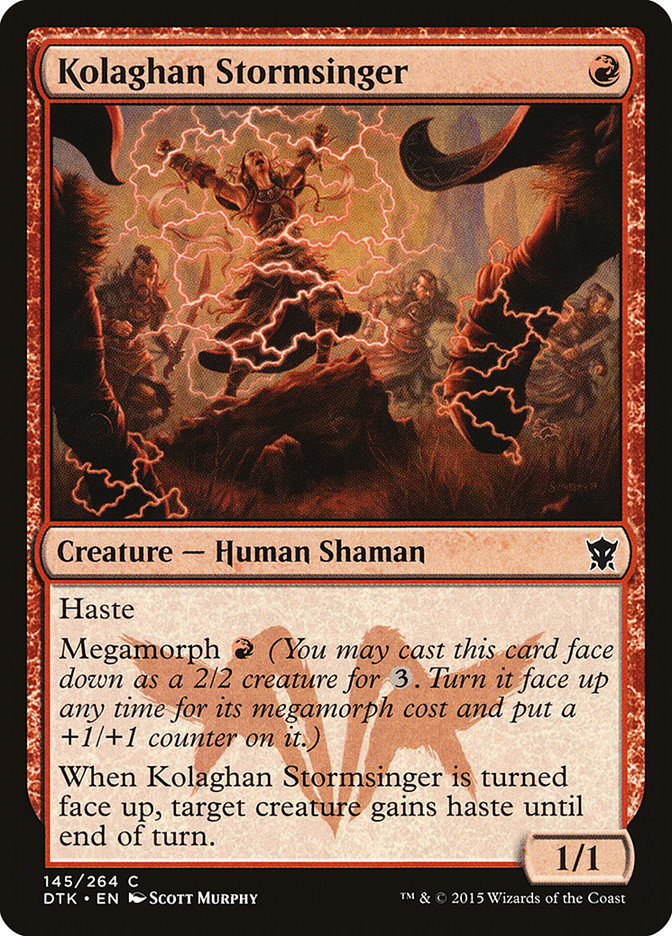 Kolaghan Stormsinger [Dragons of Tarkir] - Magic: The Gathering - Card Brawlers | Quebec | Canada |