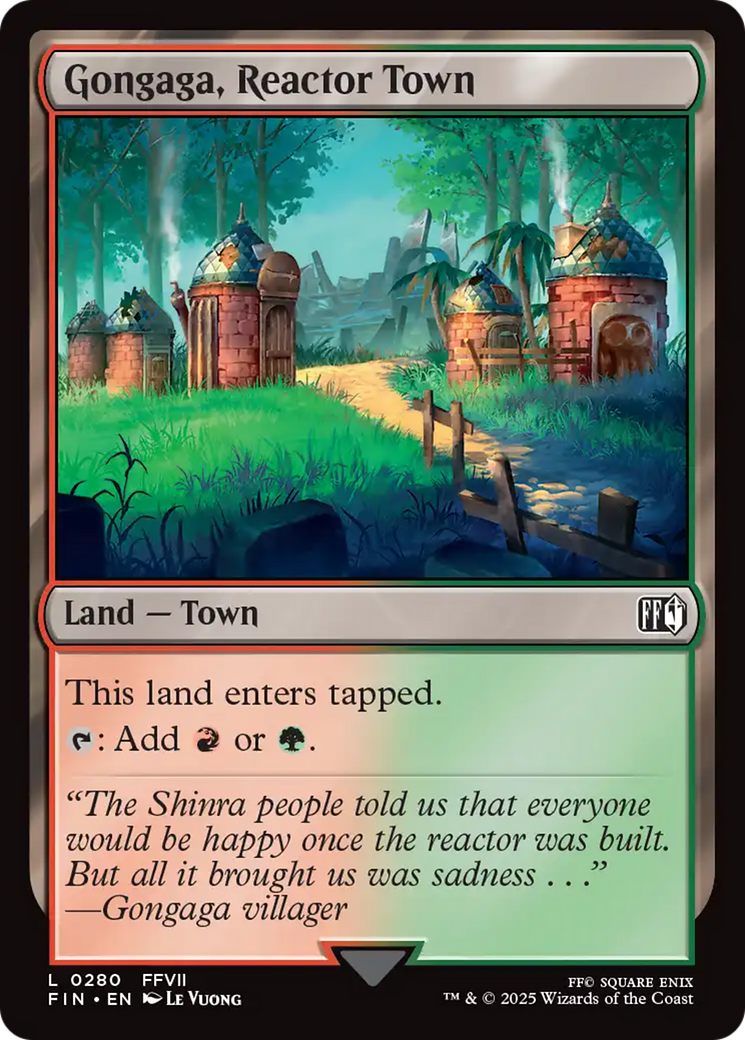 Gongaga, Reactor Town [FINAL FANTASY] - Magic: The Gathering - Card Brawlers | Quebec | Canada |