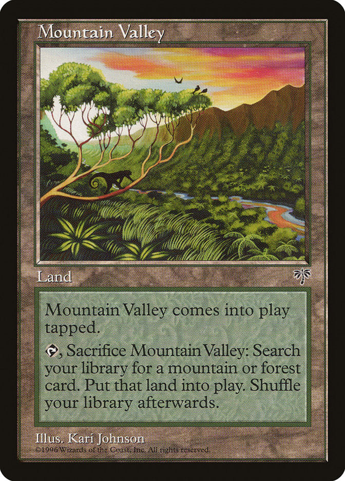 Mountain Valley [Mirage] - Magic: The Gathering - Card Brawlers | Quebec | Canada |