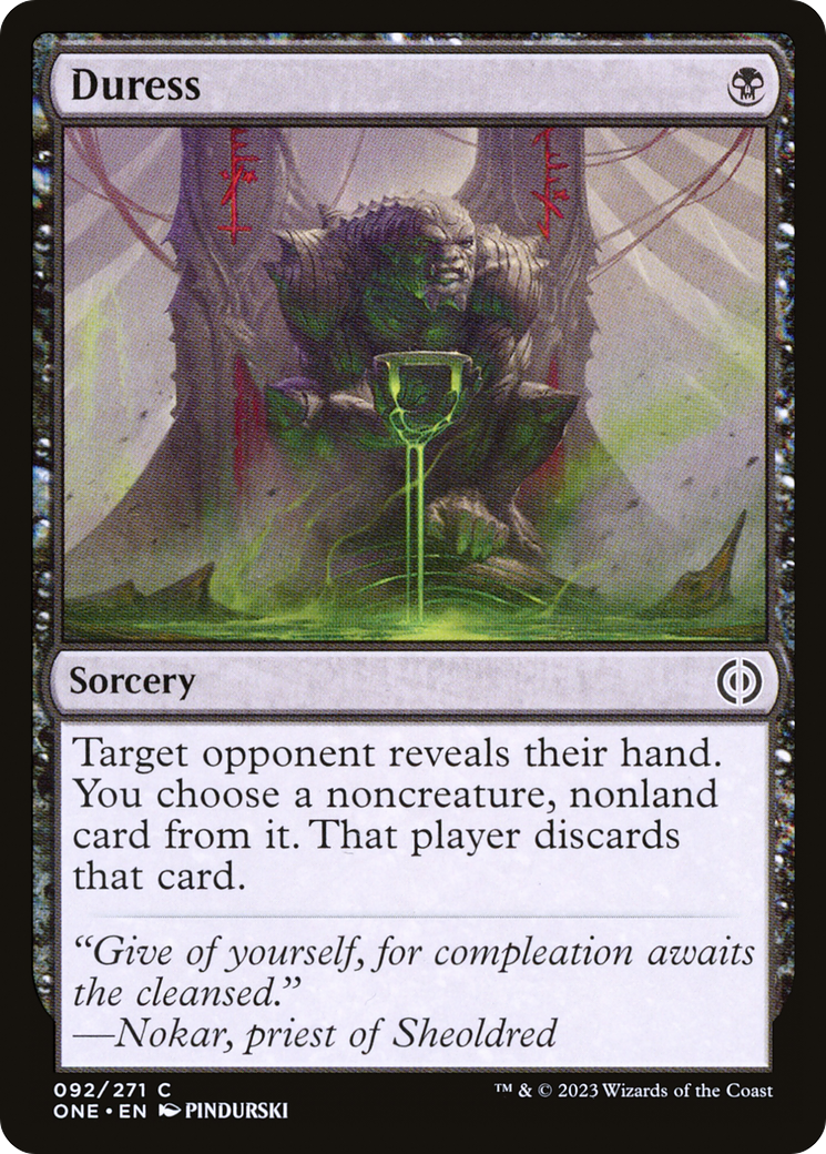 Duress [Phyrexia: All Will Be One] - Magic: The Gathering - Card Brawlers | Quebec | Canada |