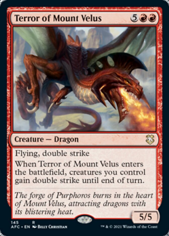 Terror of Mount Velus [Dungeons & Dragons: Adventures in the Forgotten Realms Commander] - Magic: The Gathering - Card Brawlers | Quebec | Canada |