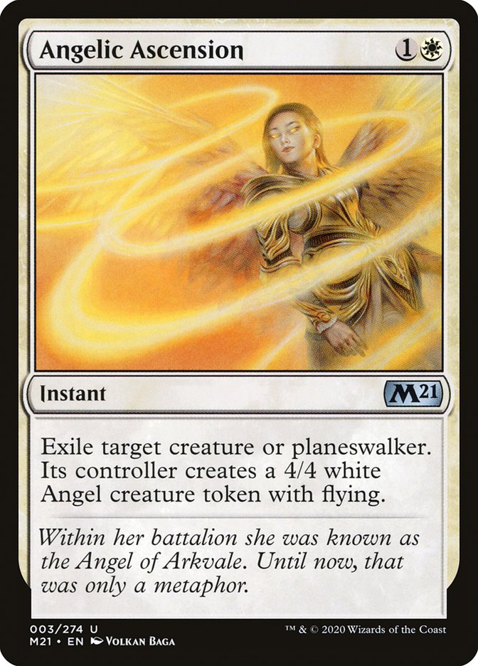 Angelic Ascension [Core Set 2021] - Magic: The Gathering - Card Brawlers | Quebec | Canada |