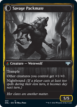 Child of the Pack // Savage Packmate [Innistrad: Double Feature] - Magic: The Gathering - Card Brawlers | Quebec | Canada |
