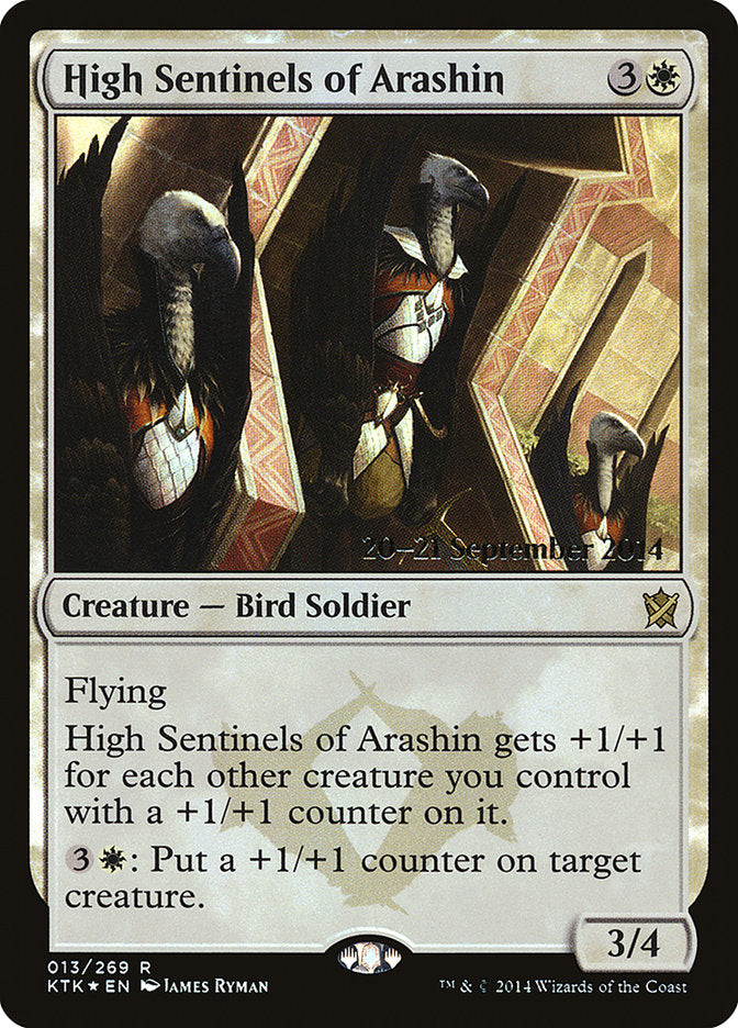 High Sentinels of Arashin [Khans of Tarkir Prerelease Promos] - Magic: The Gathering - Card Brawlers | Quebec | Canada |