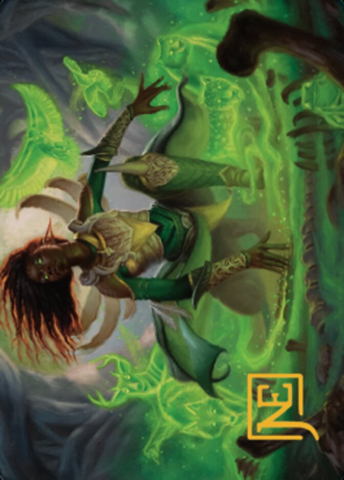 Fauna Shaman Art Card (Gold-Stamped Signature) [The Brothers' War Art Series] - Magic: The Gathering - Card Brawlers | Quebec | Canada |