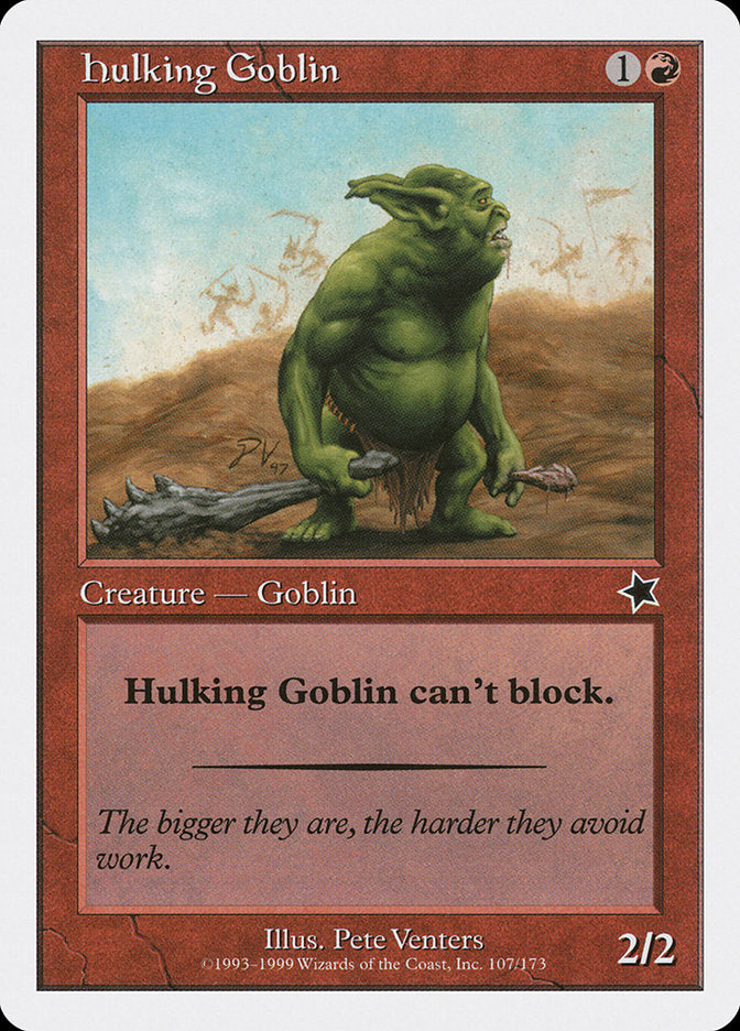 Hulking Goblin [Starter 1999] - Magic: The Gathering - Card Brawlers | Quebec | Canada |