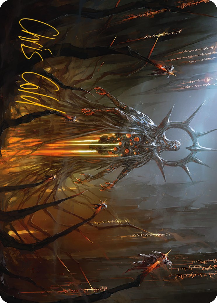 Solphim, Mayhem Dominus Art Card (Gold-Stamped Signature) [Phyrexia: All Will Be One Art Series] - Magic: The Gathering - Card Brawlers | Quebec | Canada |
