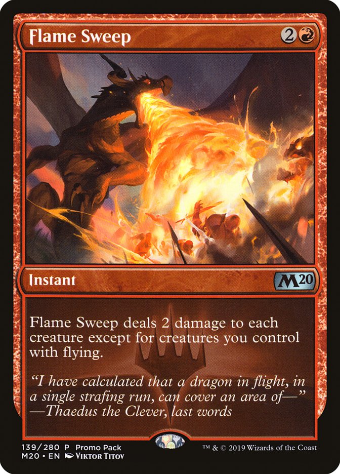 Flame Sweep (Promo Pack) [Core Set 2020 Promos] - Magic: The Gathering - Card Brawlers | Quebec | Canada |