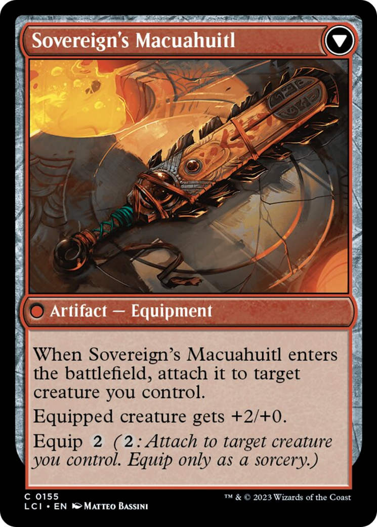 Idol of the Deep King // Sovereign's Macuahuitl [The Lost Caverns of Ixalan] - Magic: The Gathering - Card Brawlers | Quebec | Canada |