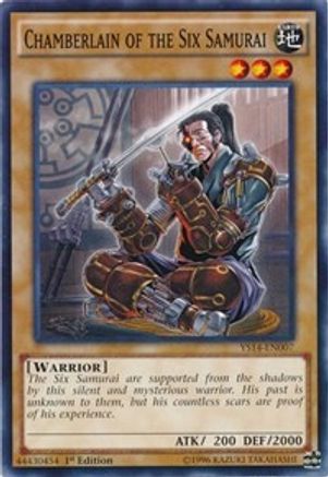 Chamberlain of the Six Samurai [YS14-EN007] Common - Yu-Gi-Oh! - Card Brawlers | Quebec | Canada |