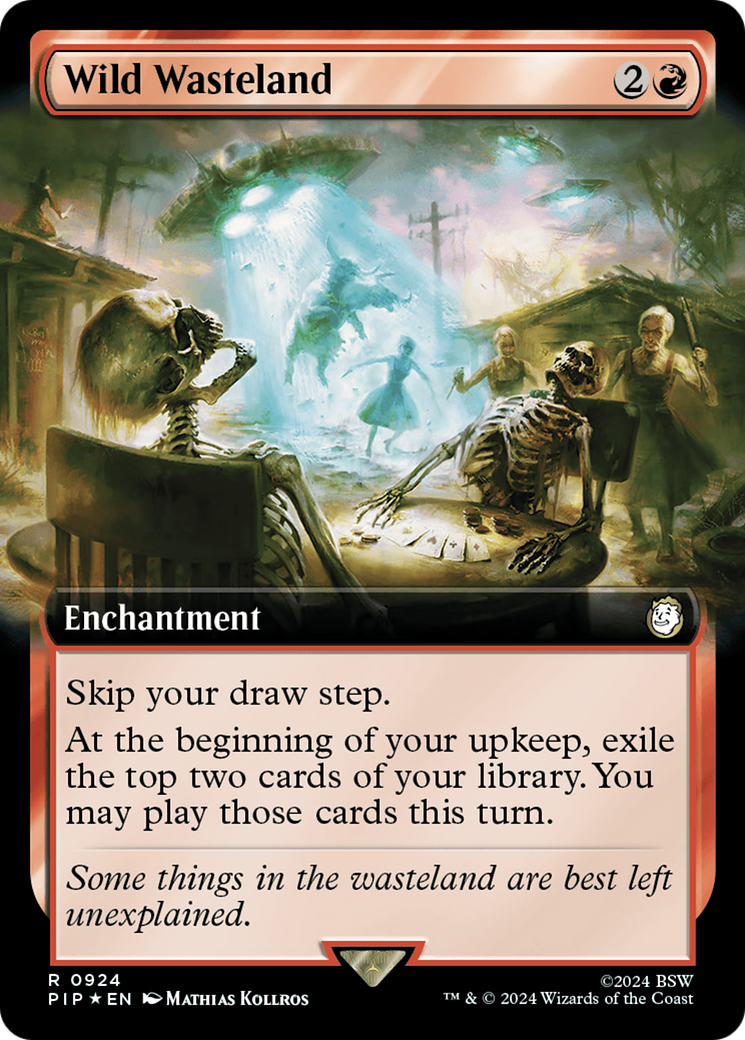 Wild Wasteland (Extended Art) (Surge Foil) [Fallout] - Magic: The Gathering - Card Brawlers | Quebec | Canada |