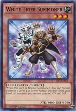 White Tiger Summoner [YS14-EN019] Common - Yu-Gi-Oh! - Card Brawlers | Quebec | Canada |