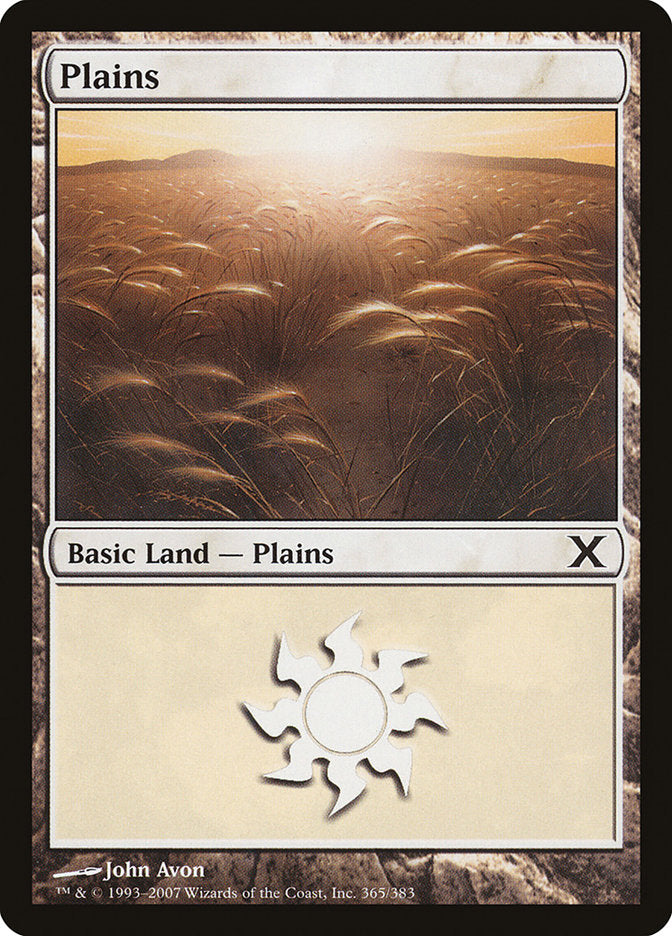 Plains (365) [Tenth Edition] - Magic: The Gathering - Card Brawlers | Quebec | Canada |