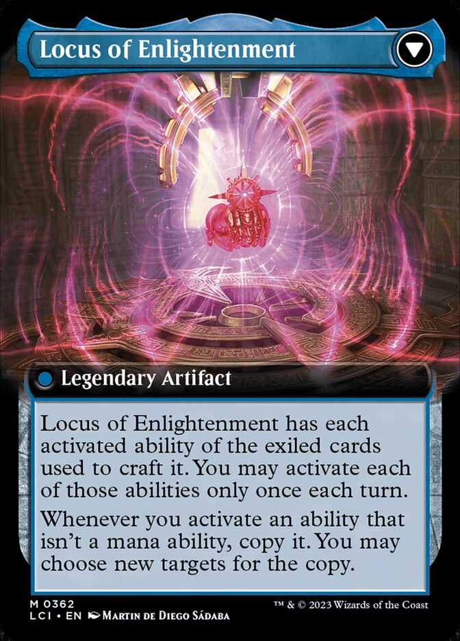 The Enigma Jewel // Locus of Enlightenment (Extended Art) [The Lost Caverns of Ixalan] - Magic: The Gathering - Card Brawlers | Quebec | Canada |