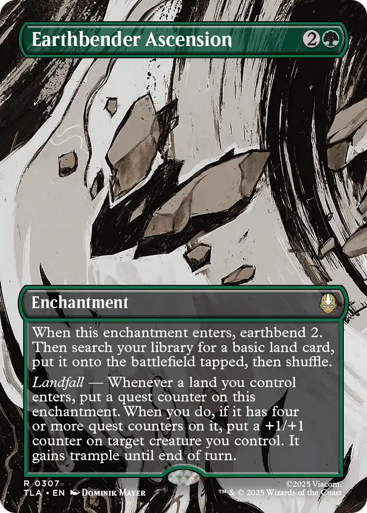 Earthbender Ascension (Borderless) [Avatar: The Last Airbender] - Magic: The Gathering - Card Brawlers | Quebec | Canada |