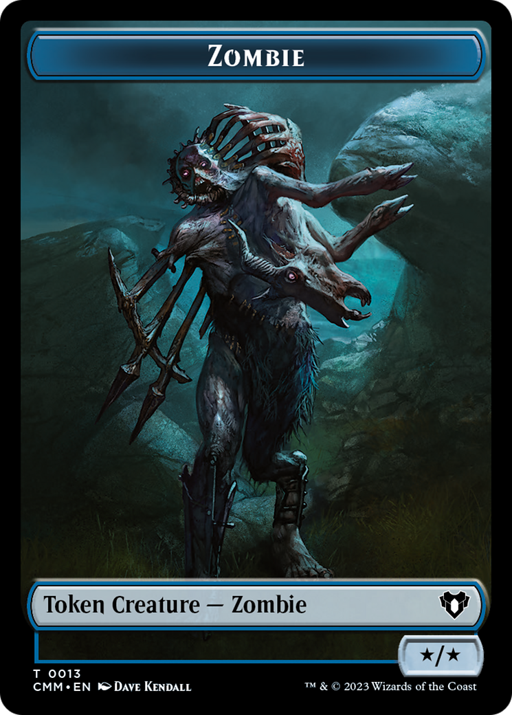 Zombie Token (13) [Commander Masters Tokens] - Magic: The Gathering - Card Brawlers | Quebec | Canada |