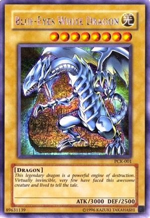 Blue-Eyes White Dragon [PCK-001] Secret Rare - Yu-Gi-Oh! Video Game Promotional Cards - Card Brawlers | Quebec | Canada |