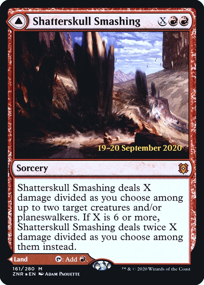 Shatterskull Smashing // Shatterskull, the Hammer Pass [Zendikar Rising Prerelease Promos] - Magic: The Gathering - Card Brawlers | Quebec | Canada |